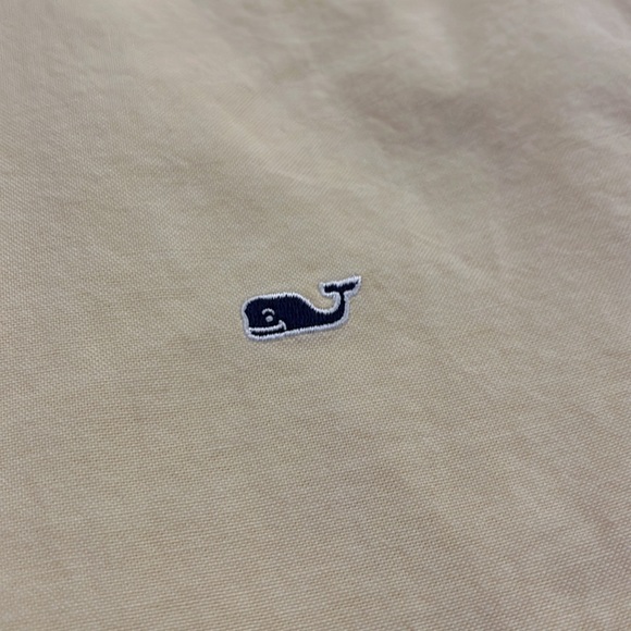 Vineyard Vines Whale Shirt Button Down Yellow - Picture 2 of 3